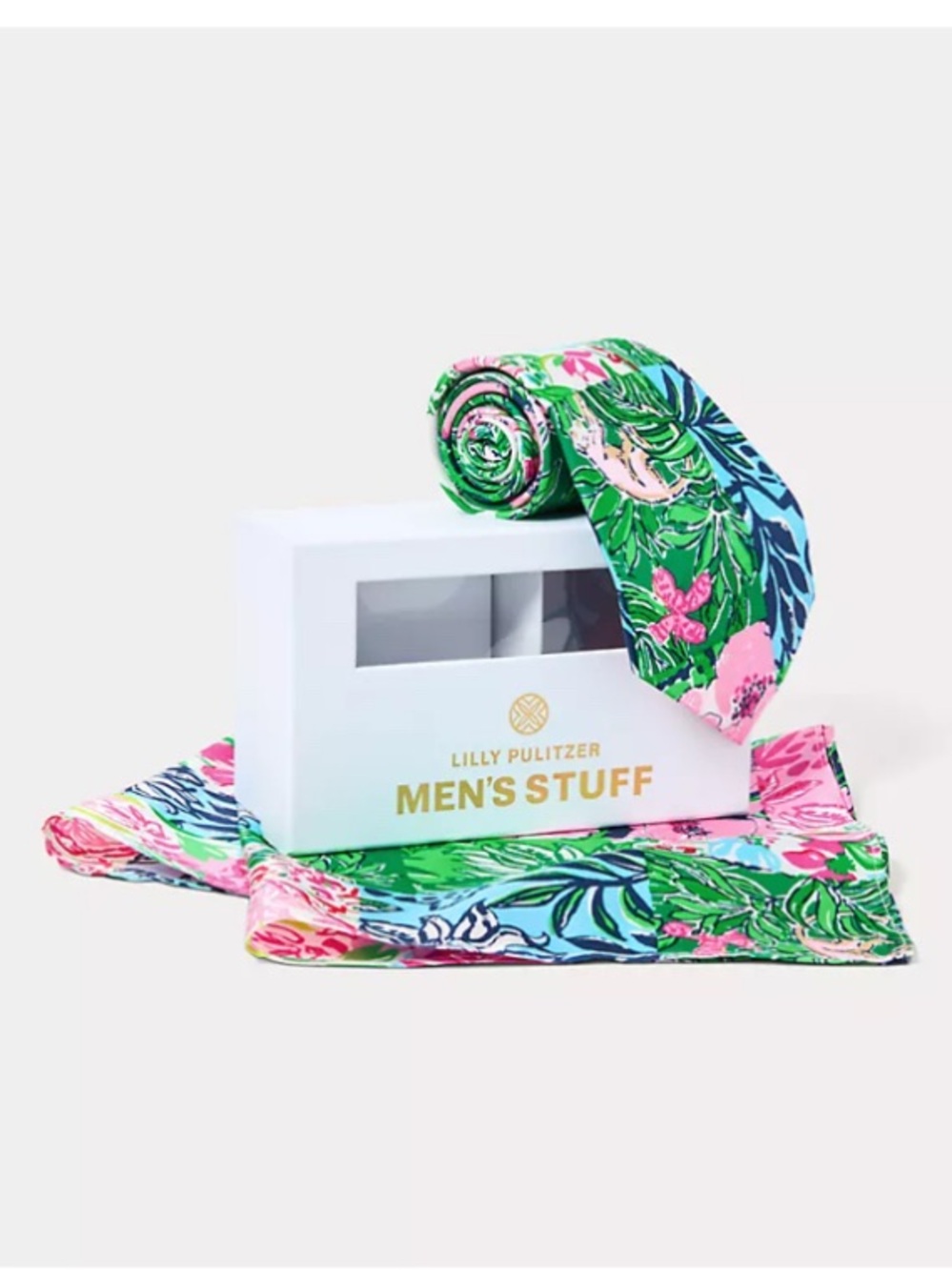 Lilly Pulitzer  Tie Set - Pink & Green NWT